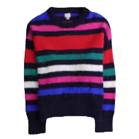 A New Day Fuzzy Knit Striped Sweater - Picture 1 of 11